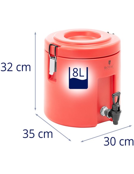 Maitinimo termosas su čiaupu gėrimų transportavimui, 8 l Maitinimo termosas su čiaupu gėrimų transportavimui, 8 l