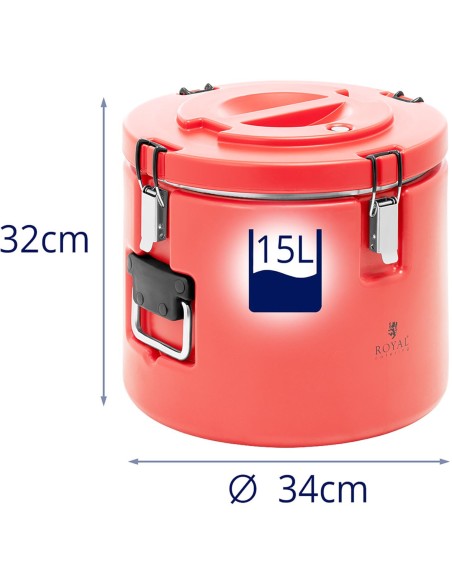 Maitinimo termosas gėrimams gabenti, 15l