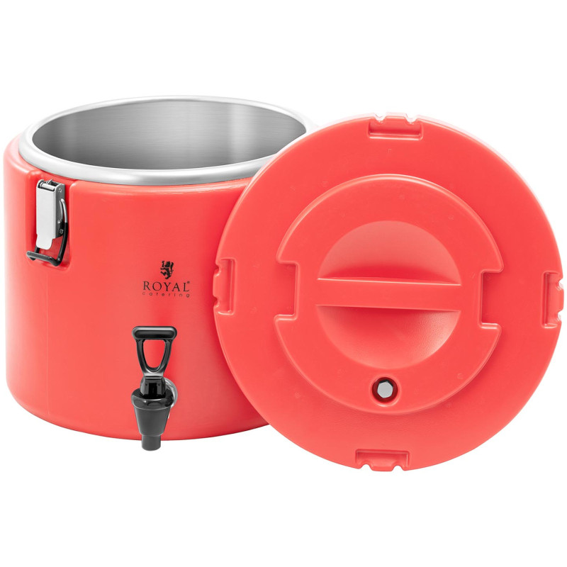 Maitinimo termosas su čiaupu gėrimams gabenti, 15 l