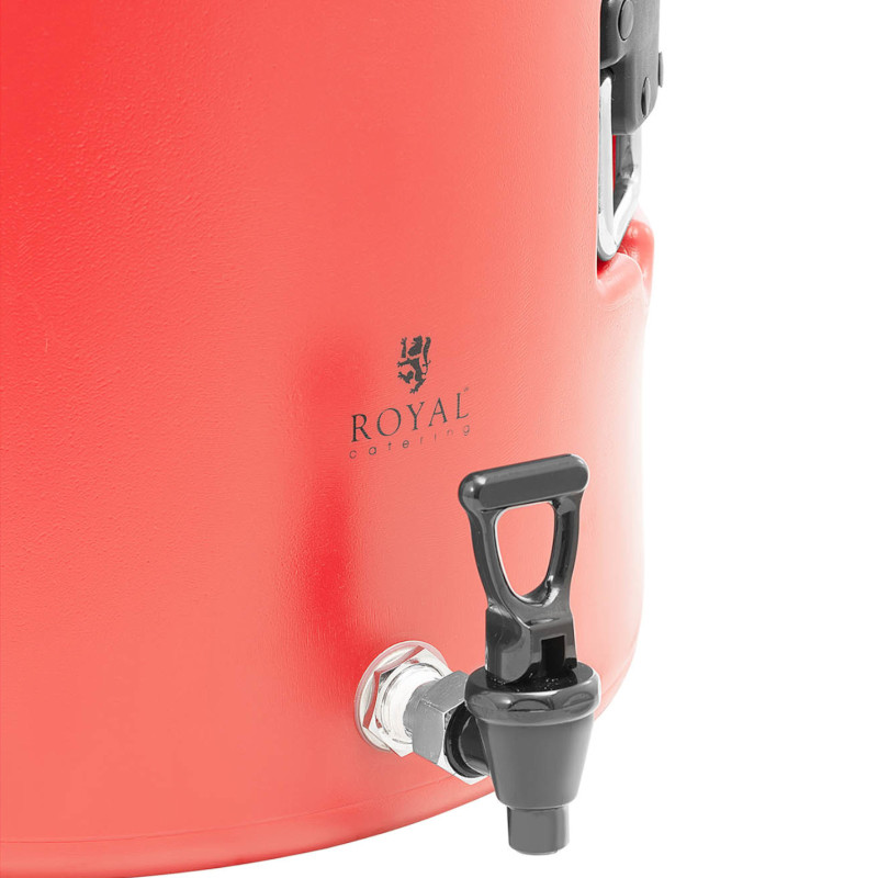 Maitinimo termosas su čiaupu gėrimų transportavimui 30 l