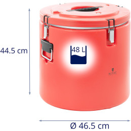 Maitinimo termosas gėrimams gabenti 48 l