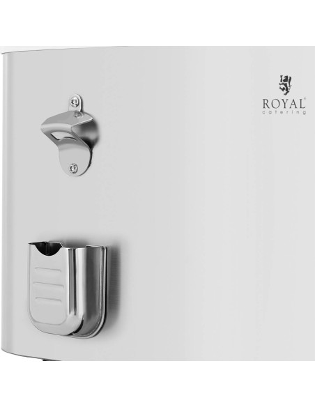 Šaldytuvo konteinerio barmeno vežimėlis ledo gėrimams su lentyna 61 l