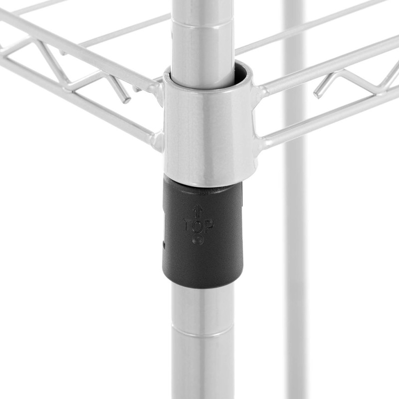 Vielinė kabykla rūbams rūbinei 7 lentynos 4 strypai 189 x 45 x 196 cm iki 210 kg