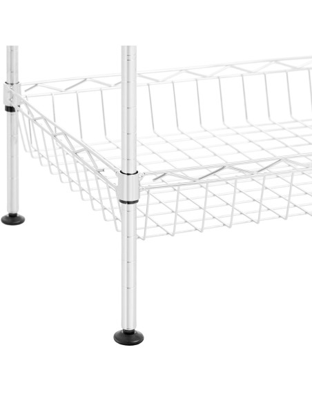 Metalinis stelažas spintai laikyti 5 krepšiai 45 x 35 x 152 cm iki 100 kg Metalinis stelažas spintai laikyti 5 krepšiai 45 x 35 x 152 cm iki 100 kg