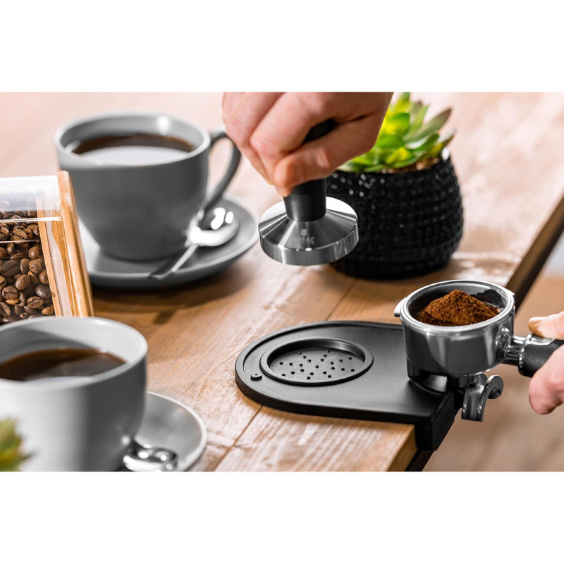 Tamper kavai tamper silikoninis kilimėlis 140 x 127 x 30 mm