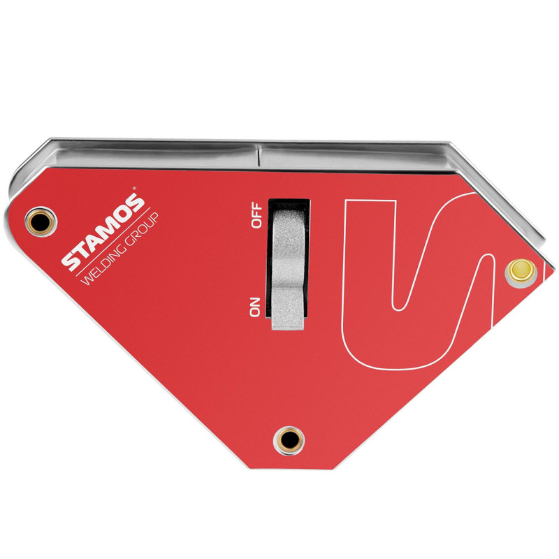 Kampinio strypo magnetinis suvirinimo laikiklis su 45/90 kampo jungikliu 55 kg