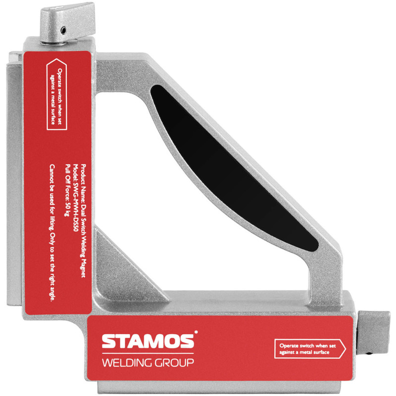Kampinio strypo magnetinio suvirinimo laikiklis 2 jungikliai kampas nuo 90 iki 50 kg