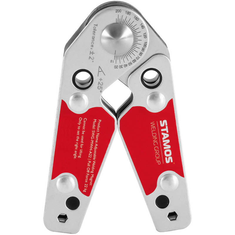 Kampinio strypo magnetinio suvirinimo laikiklio kampas 20-200 iki 22 kg