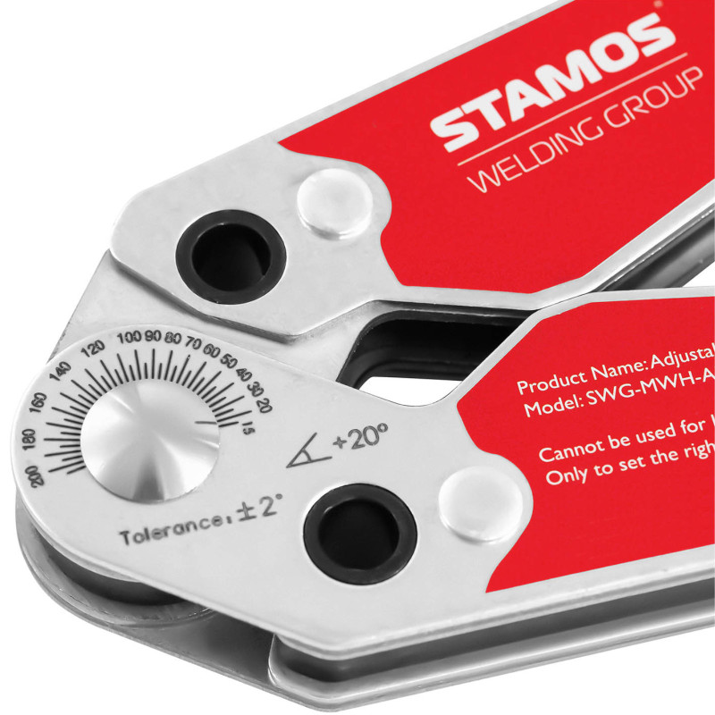 Kampinio strypo magnetinio suvirinimo laikiklio kampas 20-200 iki 35 kg