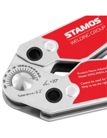 Kampinio strypo magnetinio suvirinimo laikiklio kampas 20-200 iki 35 kg Kampinio strypo magnetinio suvirinimo laikiklio kampas 20-200 iki 35 kg