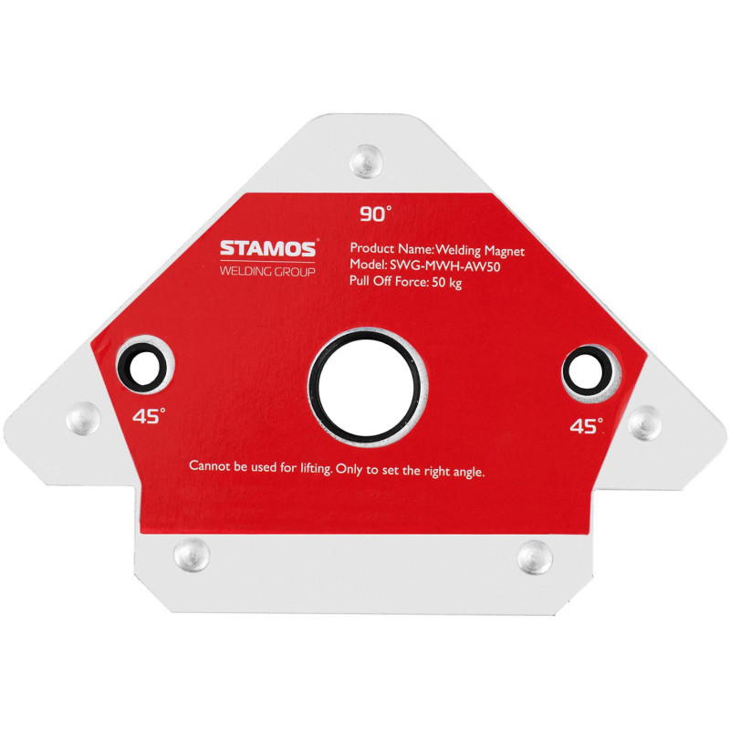 Kampinio strypo magnetinio suvirinimo laikiklio kampas 45/90/135 iki 50 kg