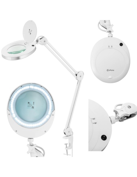 3 dioptrijų didinimo kosmetikos dirbtuvių lempa 60x LED 230 x 198 mm