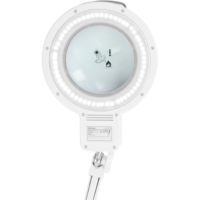 Kosmetikos dirbtuvių šviestuvas didinantis 5 dioptrijas 60x LED sk. 155 mm
