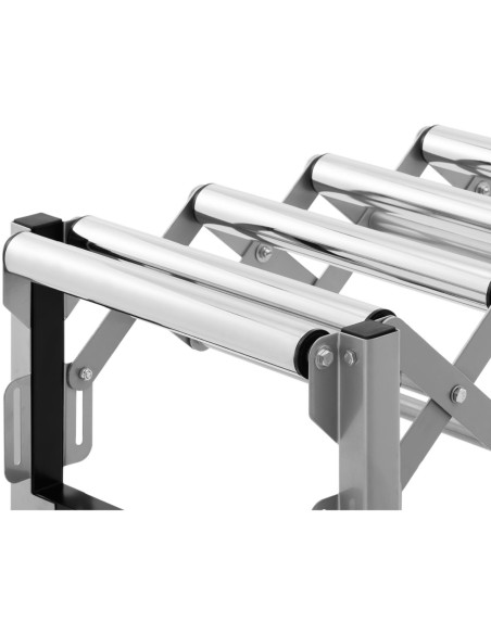 Tiektuvo transportavimo ritininis stalas sulankstomas 9 rulonai iki 130 kg 145 x 59 x 96 cm Tiektuvo transportavimo ritininis stalas sulankstomas 9 rulonai iki 130 kg 145 x 59 x 96 cm