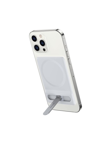 Sulankstomas telefono stovas su magnetiniu laikikliu baltas Sulankstomas telefono stovas su magnetiniu laikikliu baltas