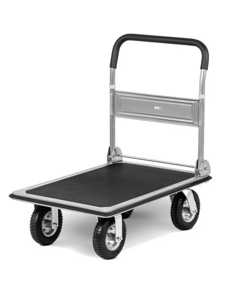 Sulankstomas rankinis laikymo platformos vežimėlis iš vienos pusės iki 300 kg 80 x 60 cm Sulankstomas rankinis laikymo platformos vežimėlis iš vienos pusės iki 300 kg 80 x 60 cm