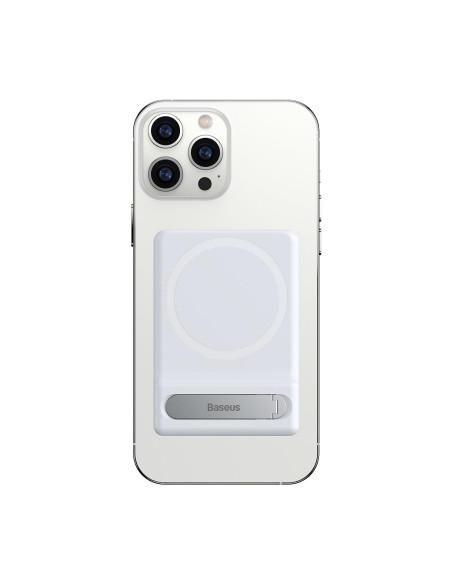 Sulankstomas telefono stovas su magnetiniu laikikliu baltas Sulankstomas telefono stovas su magnetiniu laikikliu baltas