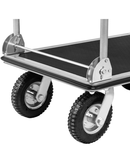 Sulankstomas rankinis laikymo platformos vežimėlis iš vienos pusės iki 300 kg 80 x 60 cm Sulankstomas rankinis laikymo platformos vežimėlis iš vienos pusės iki 300 kg 80 x 60 cm