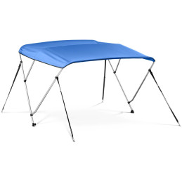 Baldakimo bimini viršus valtims 3 arkos 178 x 152 x 116 cm kobalto