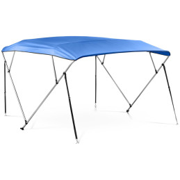 Bimini baldakimas valtims 4 arkos 236 x 261,5 x 146 cm mėlyna
