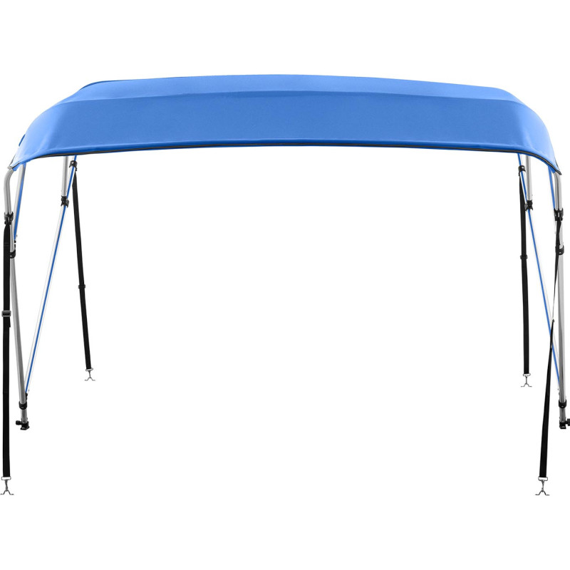 Bimini baldakimas valtims 4 arkos 236 x 261,5 x 146 cm mėlyna