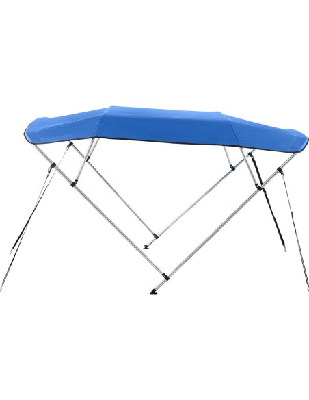 Bimini baldakimas valtims 4 arkos 236 x 261,5 x 146 cm mėlyna Bimini baldakimas valtims 4 arkos 236 x 261,5 x 146 cm mėlyna