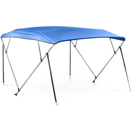Baldakimo bimini viršus valtims 4 arkos 236 x 194 x 146 cm kobalto