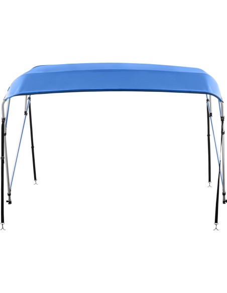 Baldakimo bimini viršus valtims 4 arkos 236 x 194 x 146 cm kobalto Baldakimo bimini viršus valtims 4 arkos 236 x 194 x 146 cm kobalto