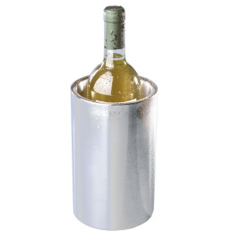 Dvigubų sienelių plieninių vyno butelių termosas - Hendi 593806