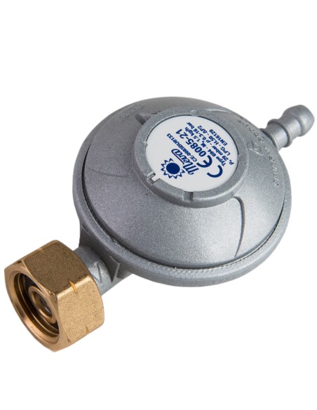 Dujų slėgio reduktorius LPG dujų balionui 29mbar 1,5kg/h 21,8l Dujų slėgio reduktorius LPG dujų balionui 29mbar 1,5kg/h 21,8l