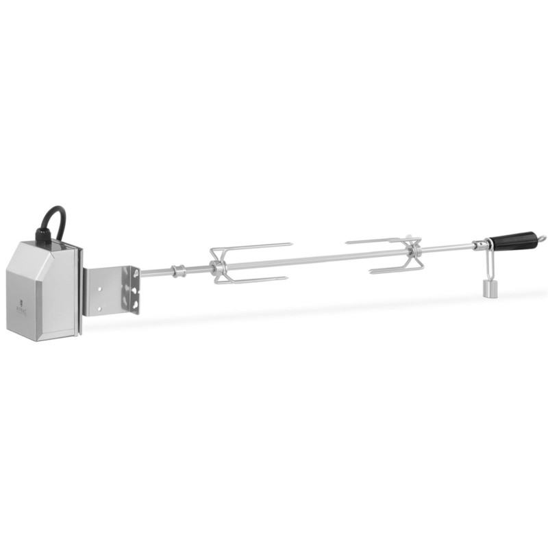 Rotacinis elektrinis iešmas nerūdijančio plieno griliui 83 cm 2 aps./min