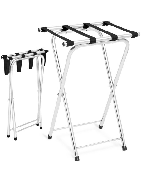 Sulankstomas viešbučio stelažas bagažo lagaminui 54 x 41 x 81 cm iki 105 kg Sulankstomas viešbučio stelažas bagažo lagaminui 54 x 41 x 81 cm iki 105 kg