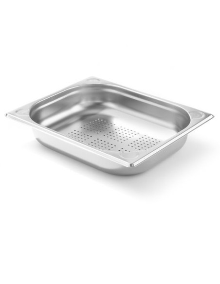 GN 1/2 Kitchen Line perforuotas konteineris, aukštis 65 mm - Hendi 807323