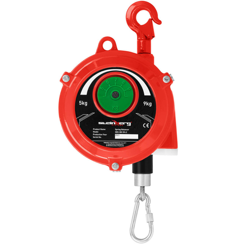 Kabelio balansavimo spyruoklinis įtempimo mažinimas įrankiams 5 - 9 kg 1,3 m