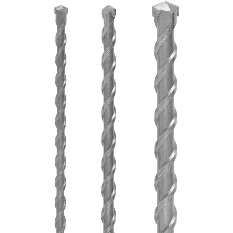 Betono grąžtų rinkinys SDS PLUS HRC50 ilgis 1000 mm sk. 12mm 16mm 24mm - 3 vnt.