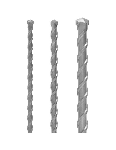 Betono grąžtų rinkinys SDS PLUS HRC50 ilgis 1000 mm sk. 12mm 16mm 24mm - 3 vnt. Betono grąžtų rinkinys SDS PLUS HRC50 ilgis 1000 mm sk. 12mm 16mm 24mm - 3 vnt.