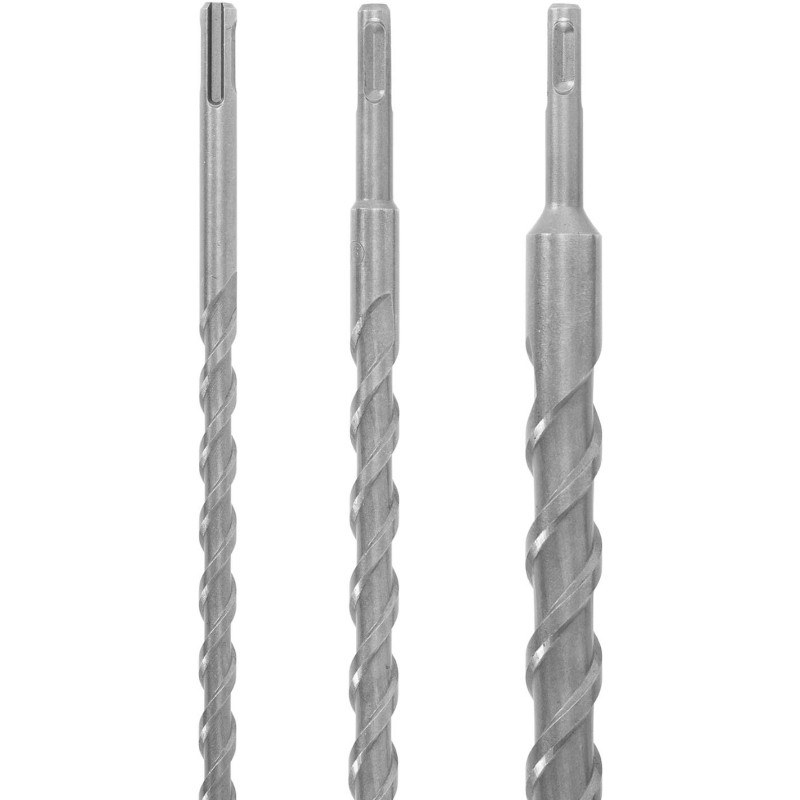 Betono grąžtų rinkinys SDS PLUS HRC50 ilgis 1000 mm sk. 12mm 16mm 24mm - 3 vnt.