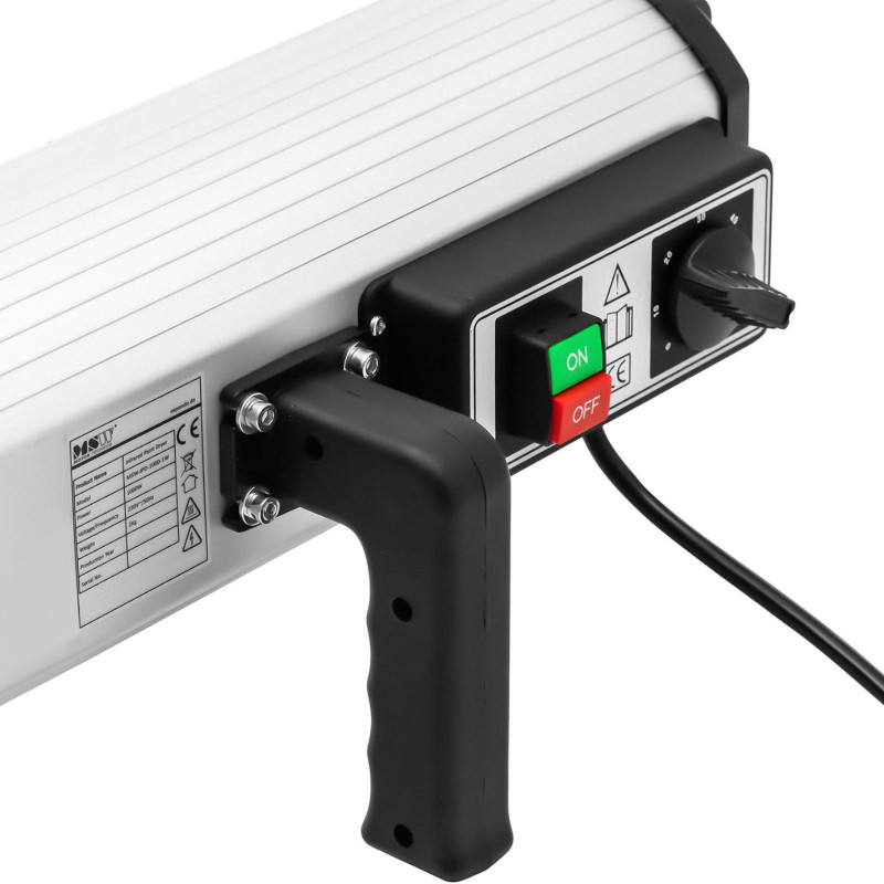 Infraraudonųjų spindulių šildytuvo dirbtuvių korpuso dažymo lempa 30-100C 1000W