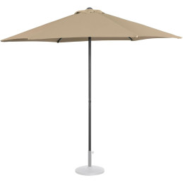 Apvalus terasos skėtis sk. 270 cm pilkai rudos spalvos