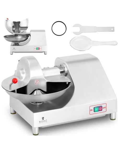Horizontali dubeninė mėsinė pjaustyklė daržovių mėsai pjaustyti 6 l 400 W Horizontali dubeninė mėsinė pjaustyklė daržovių mėsai pjaustyti 6 l 400 W