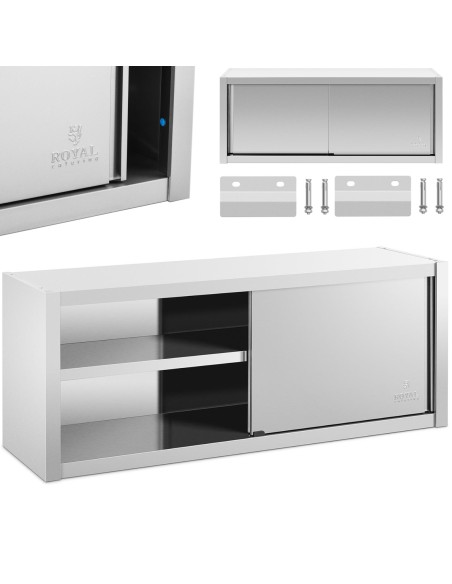 Gastronominė sieninė spinta su stumdomomis durimis PLIENAS 150 x 45 x 60 cm Gastronominė sieninė spinta su stumdomomis durimis PLIENAS 150 x 45 x 60 cm