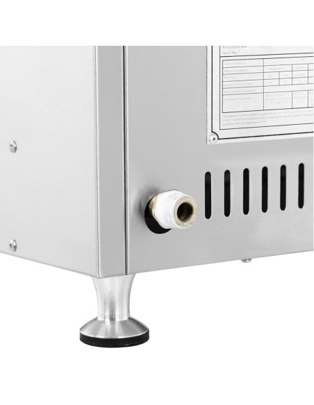 Bain marie dujinis vandens šildytuvas 0,02 bar 3300 W 3x GN 1/3 2x GN 1/4 Bain marie dujinis vandens šildytuvas 0,02 bar 3300 W 3x GN 1/3 2x GN 1/4
