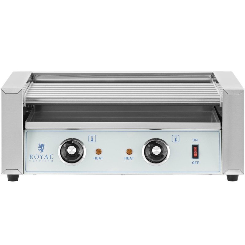Ritininis grilio šildytuvas dešrainiams - 7 ritinėliai 700 W