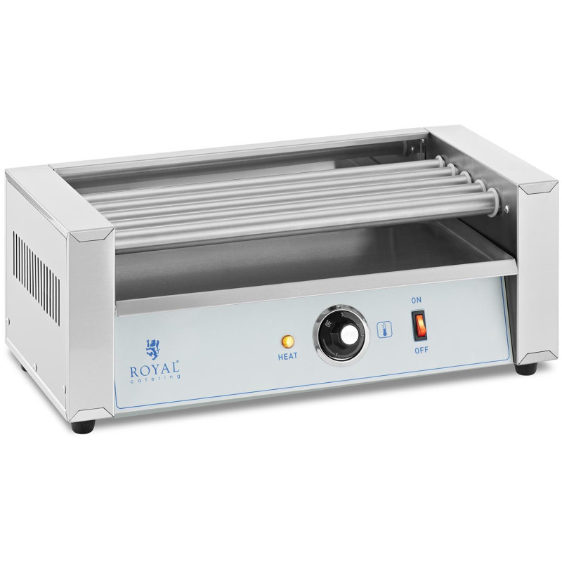 Ritininis grilio šildytuvas dešrainiams - 5 ritinėliai 500 W