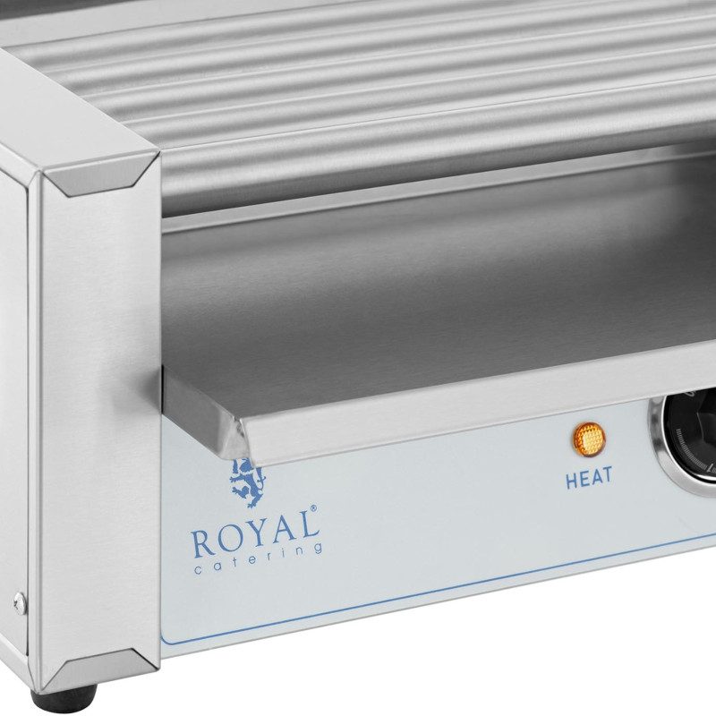 Ritininis grilio šildytuvas dešrainiams - 5 ritinėliai 500 W