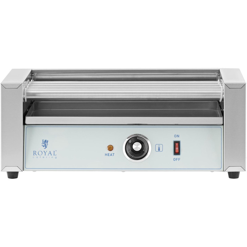 Ritininis grilio šildytuvas dešrainiams - 5 ritinėliai 500 W