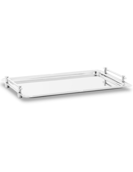 Stačiakampio formos maitinimo švediško stalo serviravimo padėklas su rankenomis STEEL GN 1/1 Stačiakampio formos maitinimo švediško stalo serviravimo padėklas su rankenomis STEEL GN 1/1