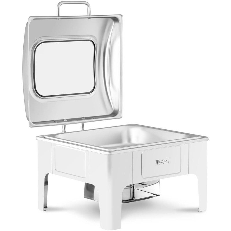 Makaronų maisto šildytuvas su dangteliu ir langeliu GN 2/3 5,3 l