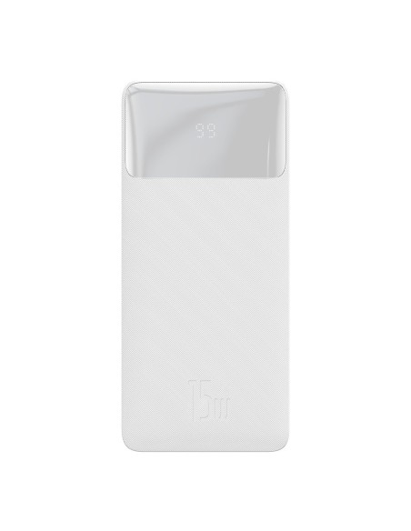 Bipow maitinimo blokas su ekranu 30000mAh USB-A microUSB laidas 0,25m baltas
