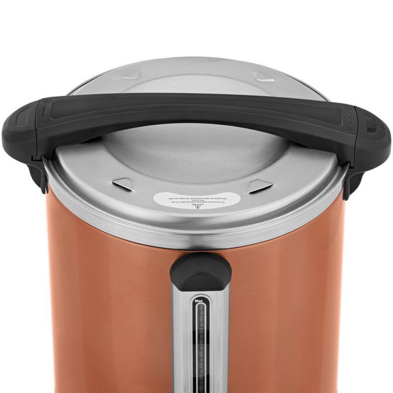 Varnik vandens šildytuvas su dvigubomis sienelėmis ir kanalizacija 13,5 L 2500 W oranžinė